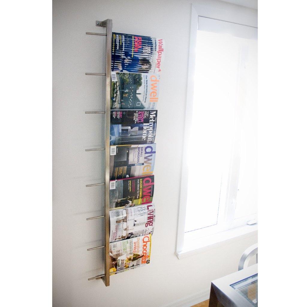 Magazine Rack, Stainless Steel - DIGS