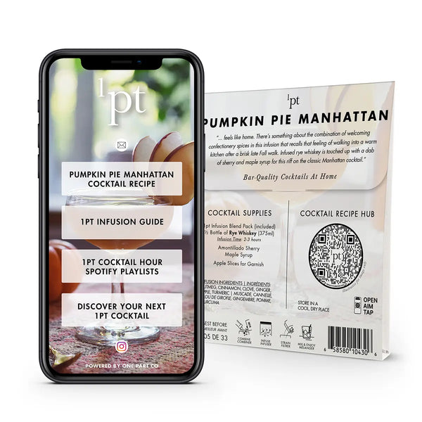 Pumpkin Pie Manhattan Cocktail Infusion Pack
