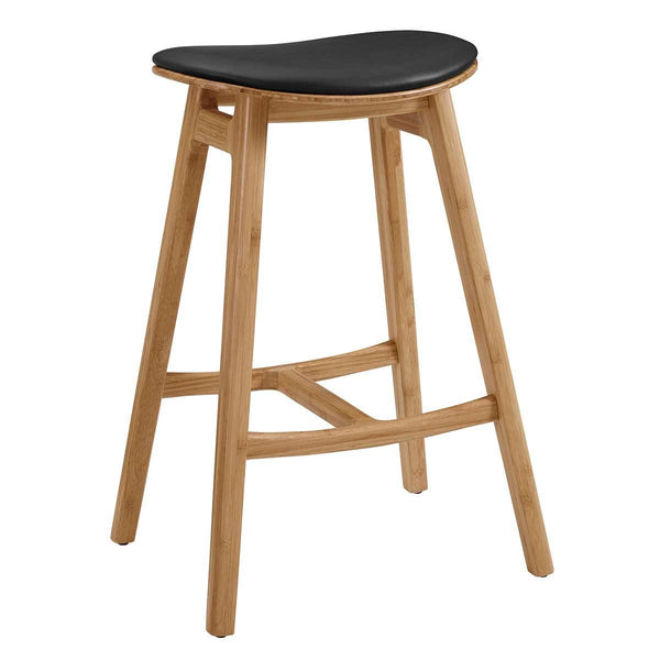 Skol 26" Counter Stool, Leather Seat - Boxed set of 2 - DIGS