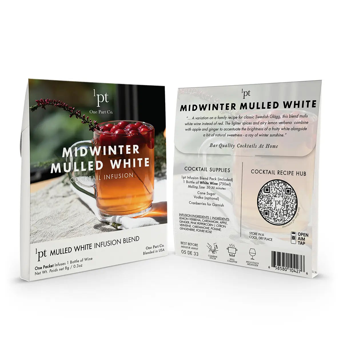 Midwinter Mulled White Wine Cocktail Infusion Pack