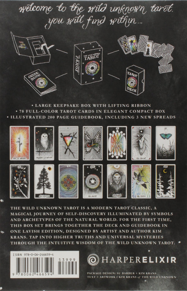 The Wild Unknown Tarot Deck and Guidebook Box Set (back)