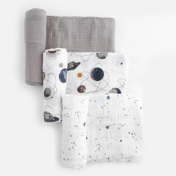 Cotton Muslin Swaddle 3 Pack: Planetary 2