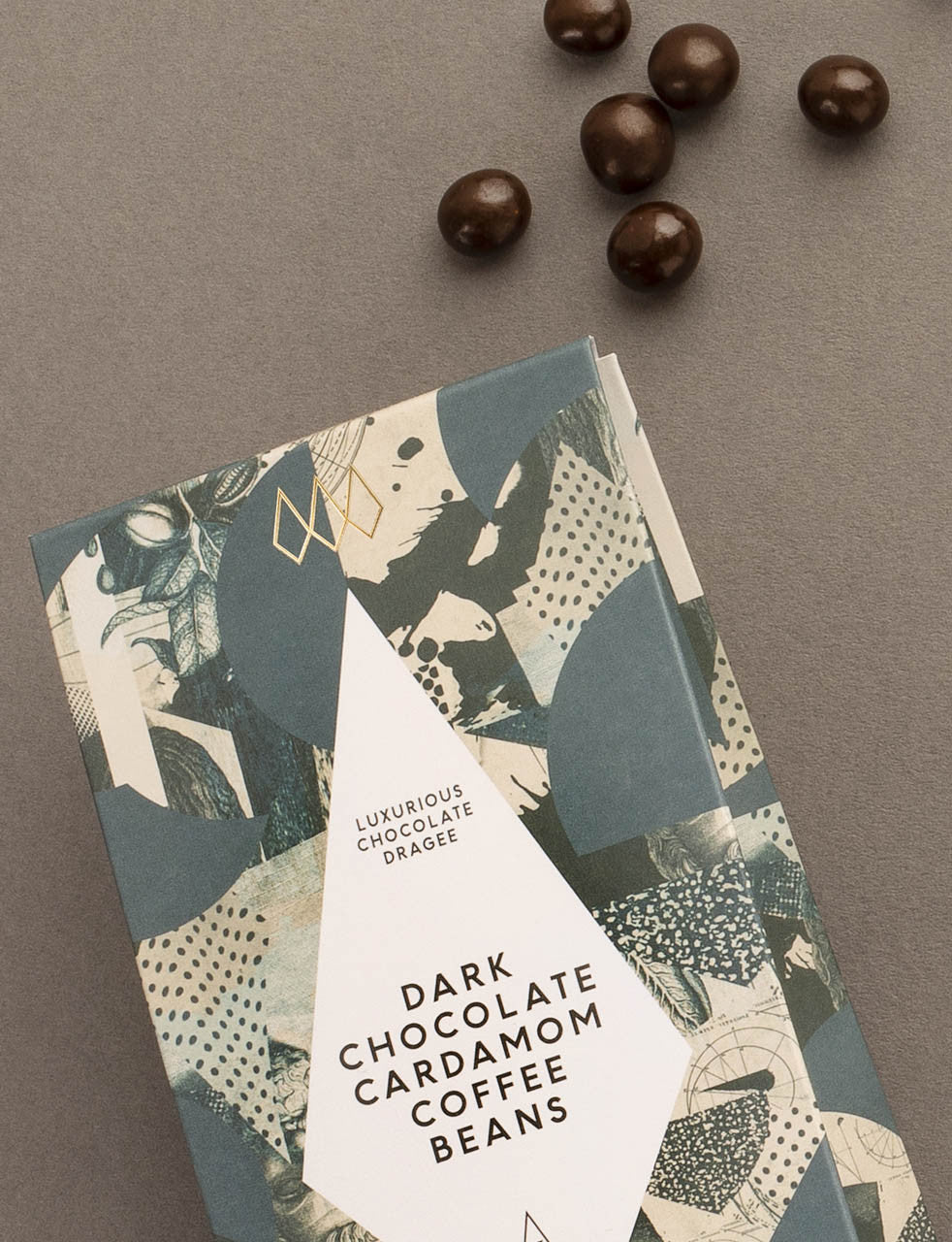 Dark Chocolate Cardamom Coffee Beans Dragee