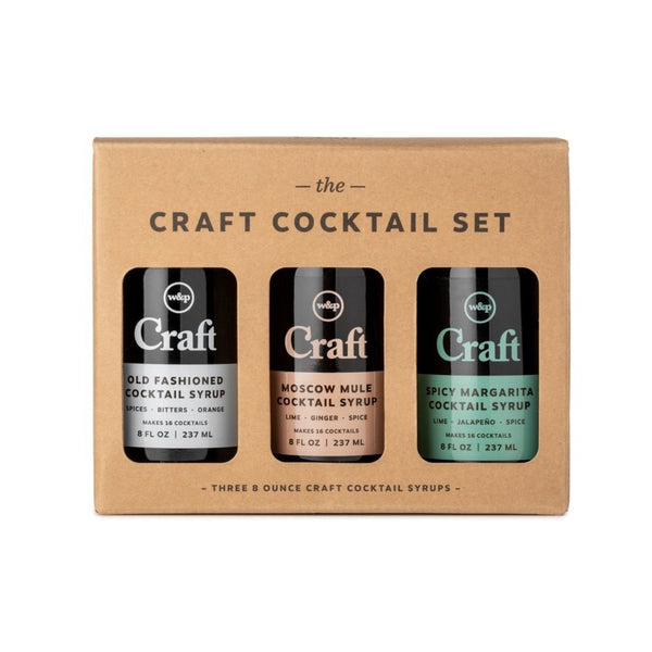 Craft cocktail syrups by W&P Design