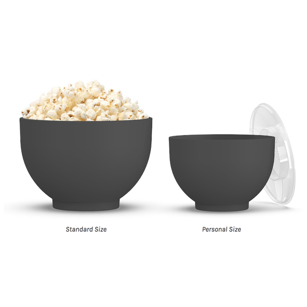 W&P Peak Microwave Popcorn Popper - charcoal (standard and personal size)