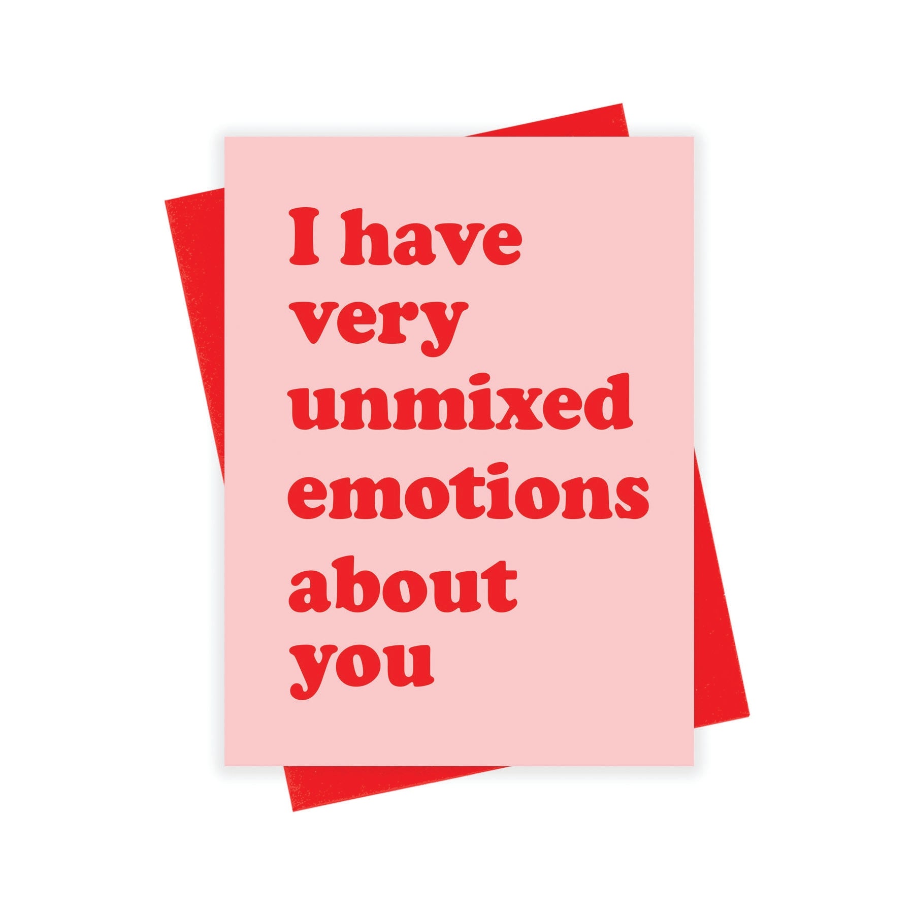 Unmixed Emotions Card