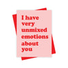 Unmixed Emotions Card