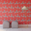 Zebras Wallpaper, Masai Red
