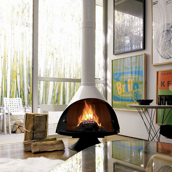 Malmo Zircon cone fireplace