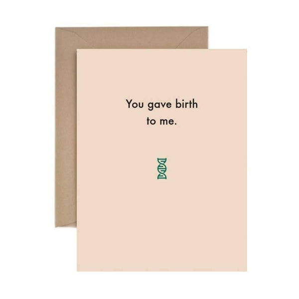 Gave Birth Card - DIGS