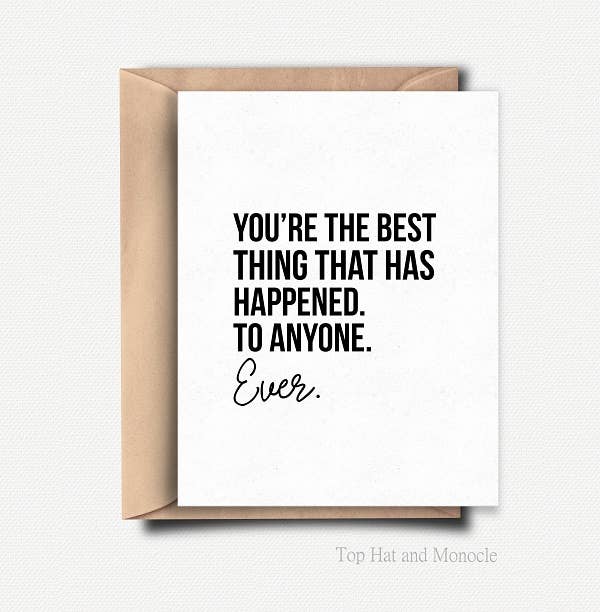 Best Thing That Ever Happened Love Card