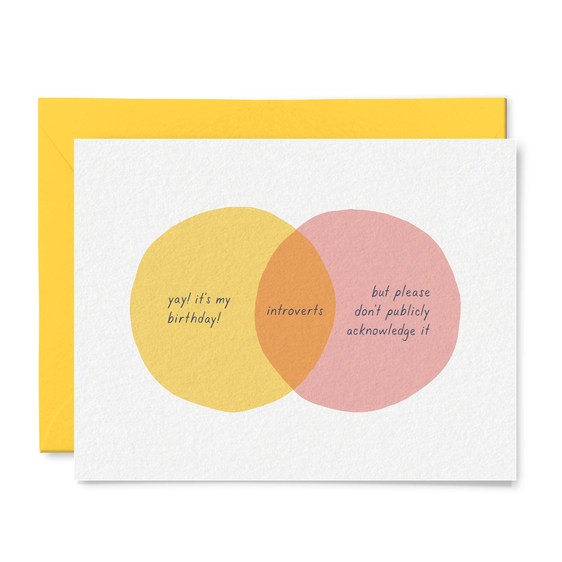 Introvert Venn Diagram Card