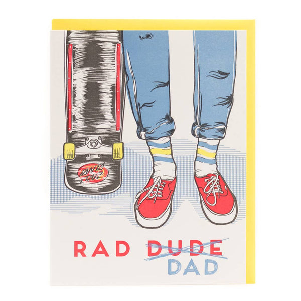 Rad Dad Skater Card