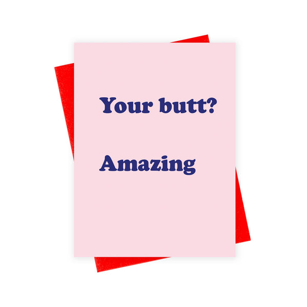 Your Butt Card