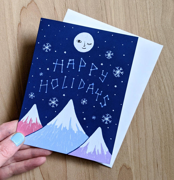 Constellation Happy Holidays Card