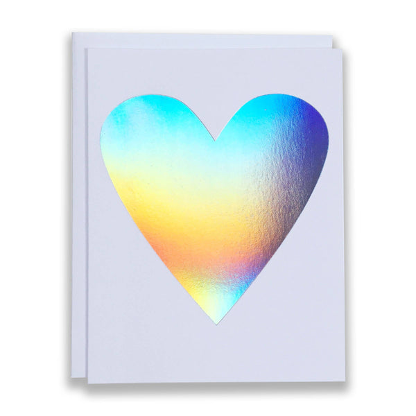 Hologram Heart Love Card