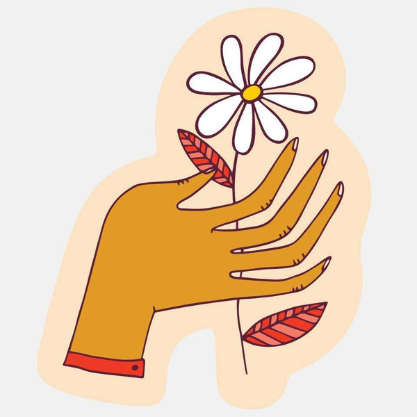 Hand Flower Sticker - DIGS