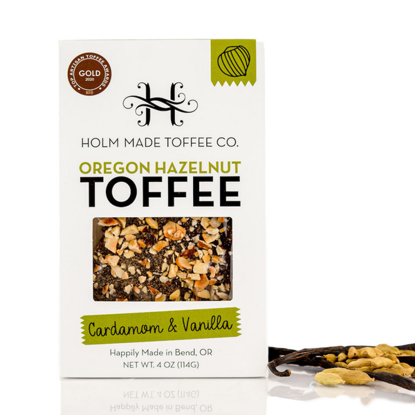Oregon Hazelnut Toffee: Cardamom And Vanilla