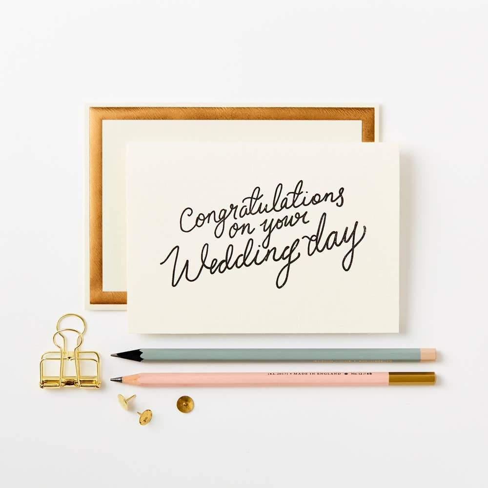 Congrats Wedding Day Card - DIGS