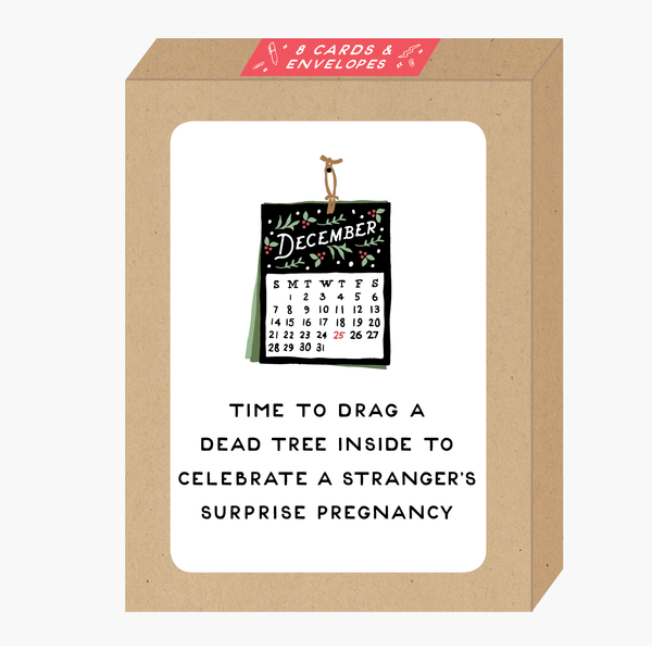 Surprise Pregnancy Holiday Card Box Set