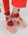 Crew Sock: Strawberry