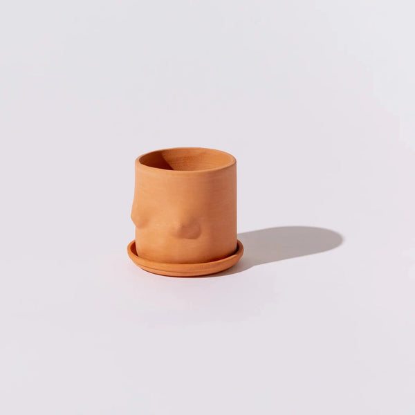 Mini Boob Pot with Saucer
