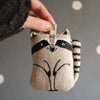 Raccoon Ornament