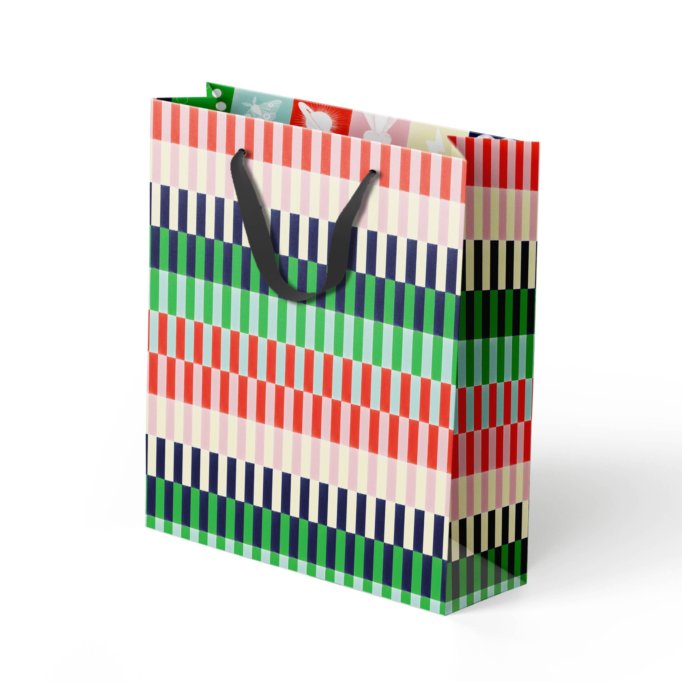 Winter Stripe Gift Bag