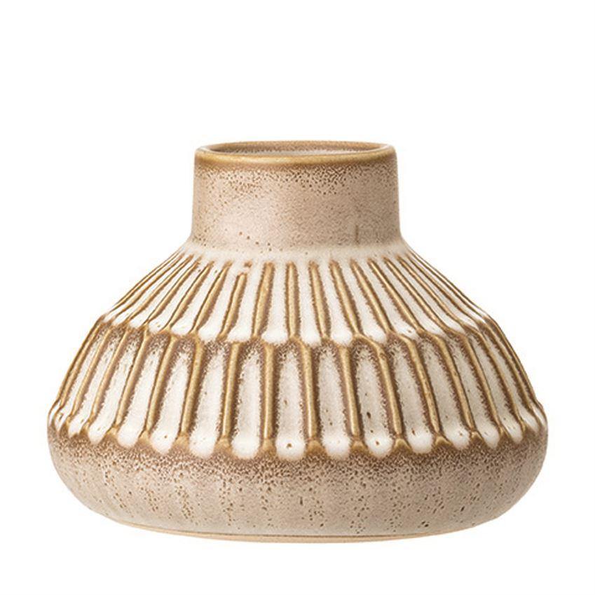 Round Reactive Glaze Stoneware Vase - DIGS