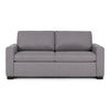 Grey American Leather Queen Porter Silver Sleeper Sofa on white background - DIGS