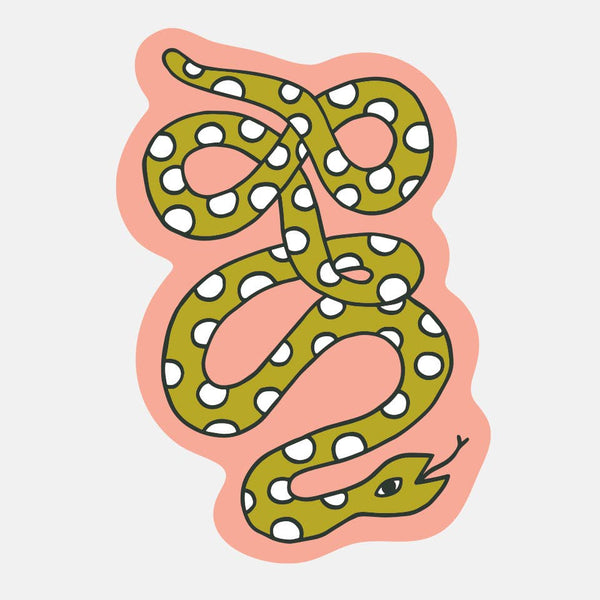 Spotted Snake Sticker