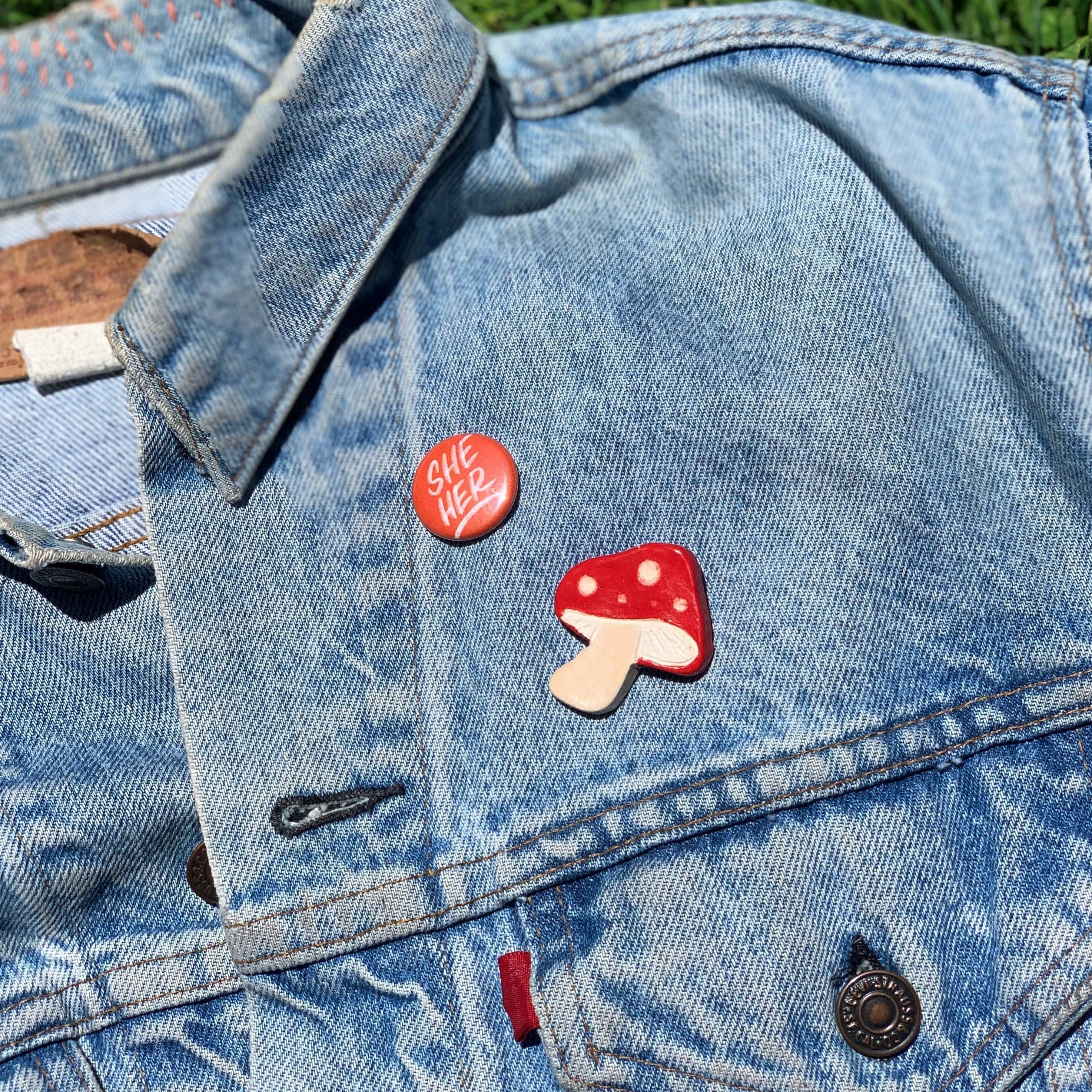 Mushroom Pin