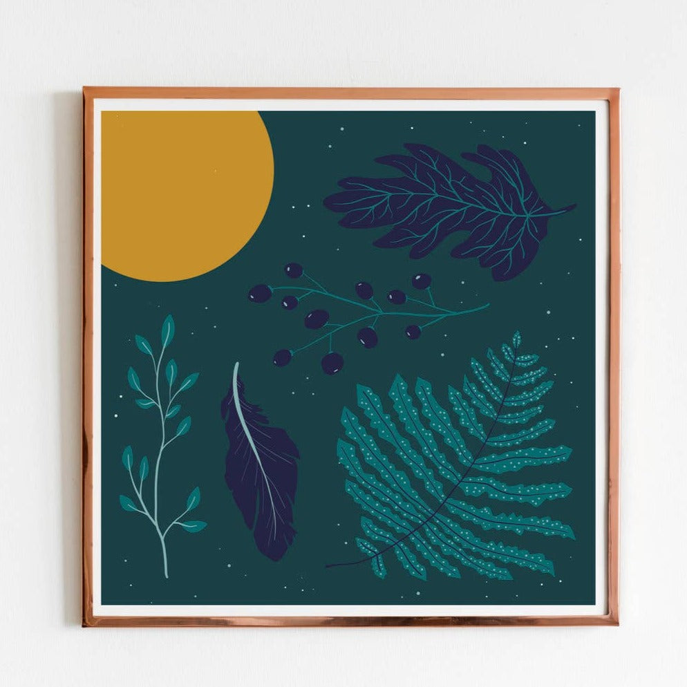 Full Moon Forage Art Print