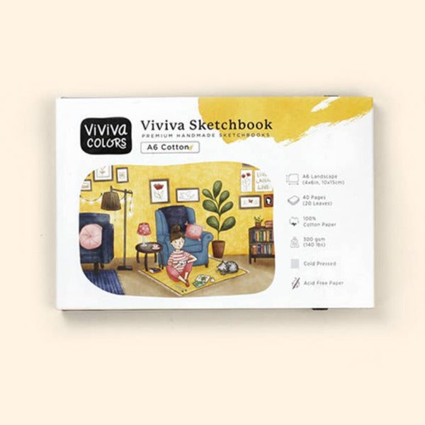 Viviva Sketchbook - A6 Cotton