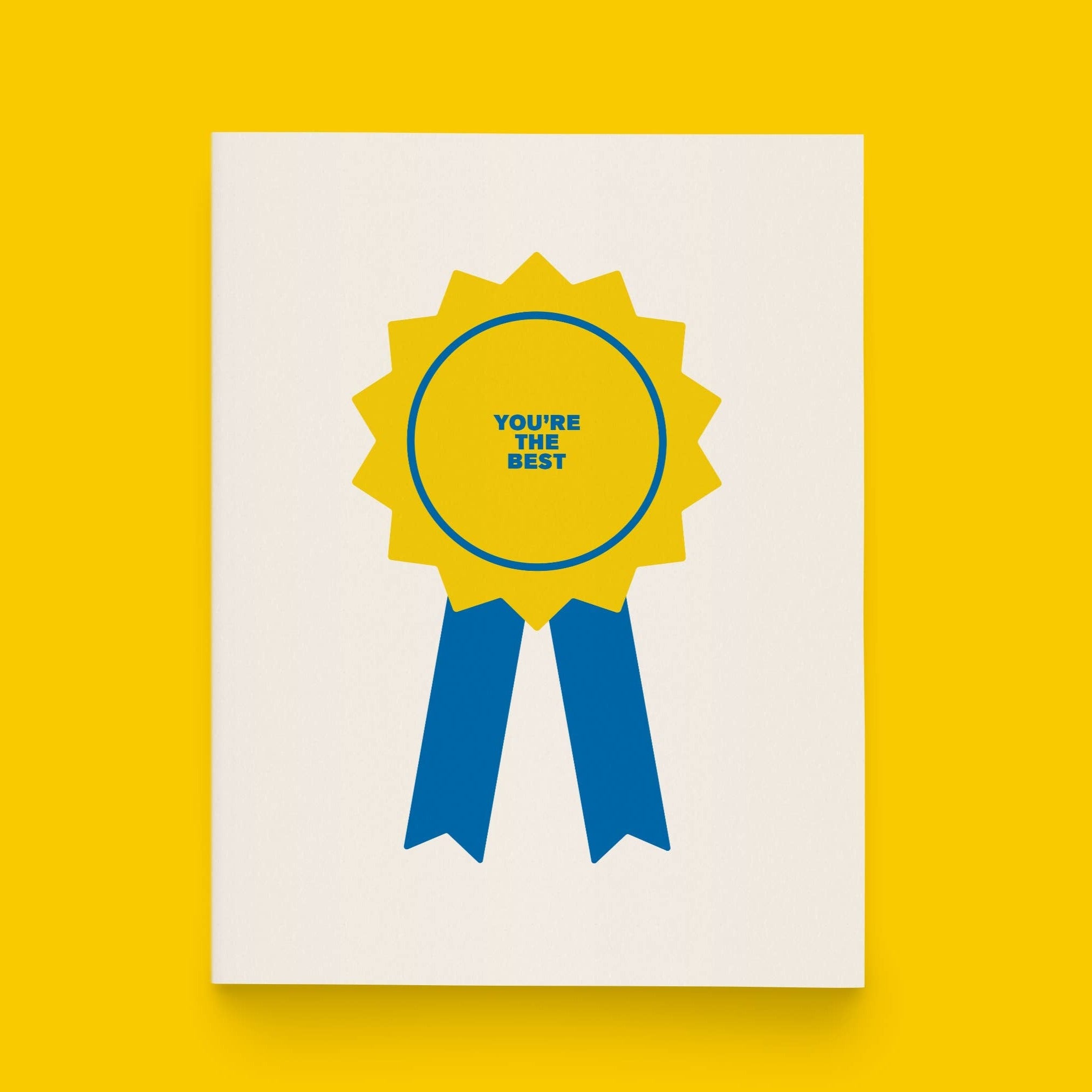 You're the Best Ribbon Greeting Card