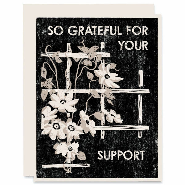 So Grateful For Your Support Card