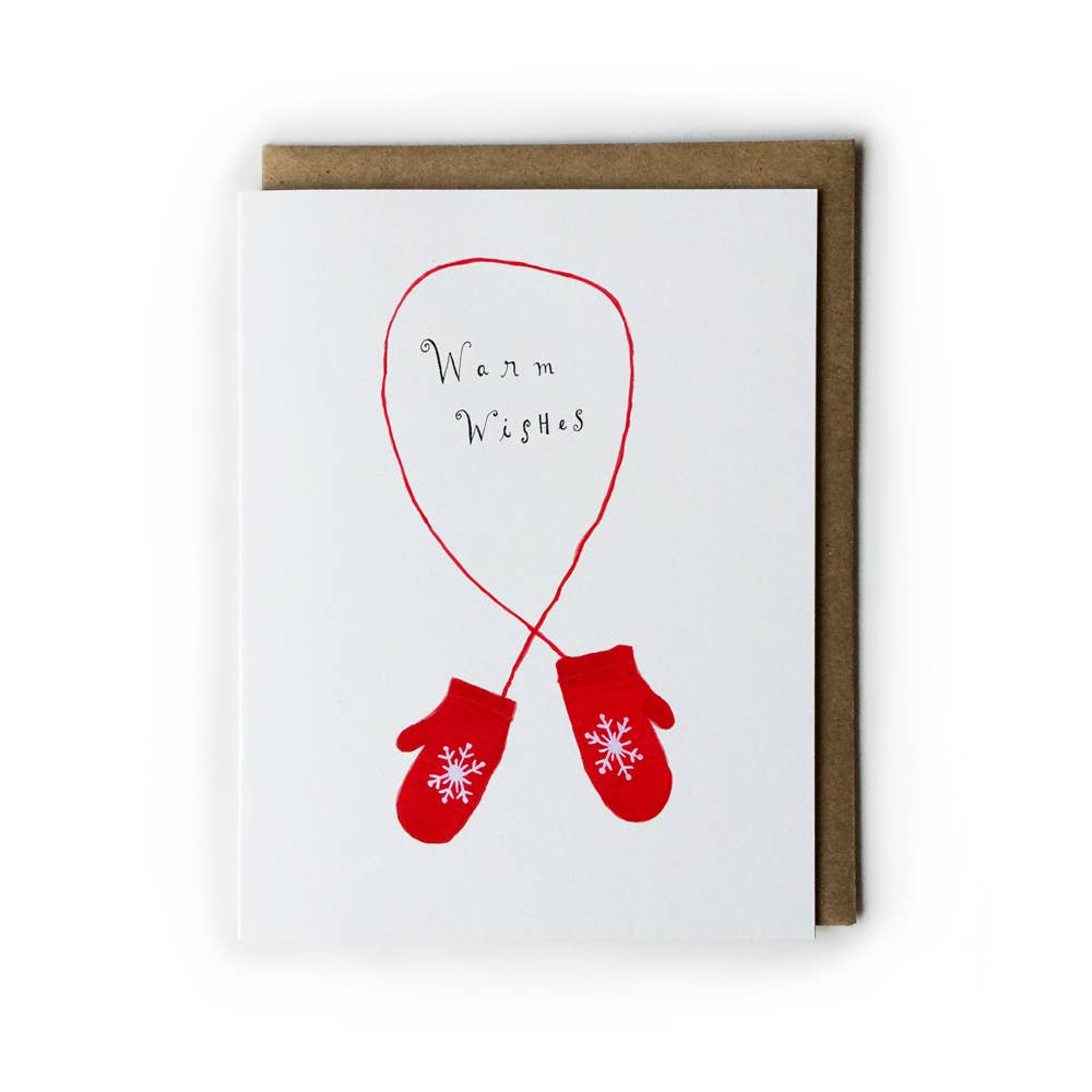 Red Mittens Holiday Card
