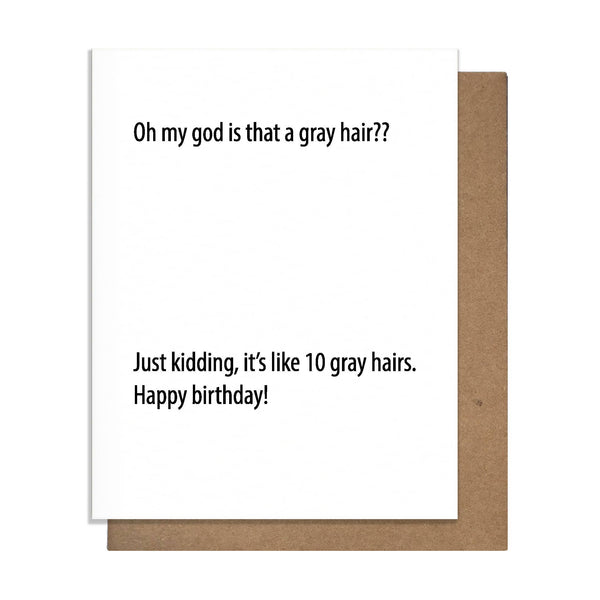 Gray Hair Card