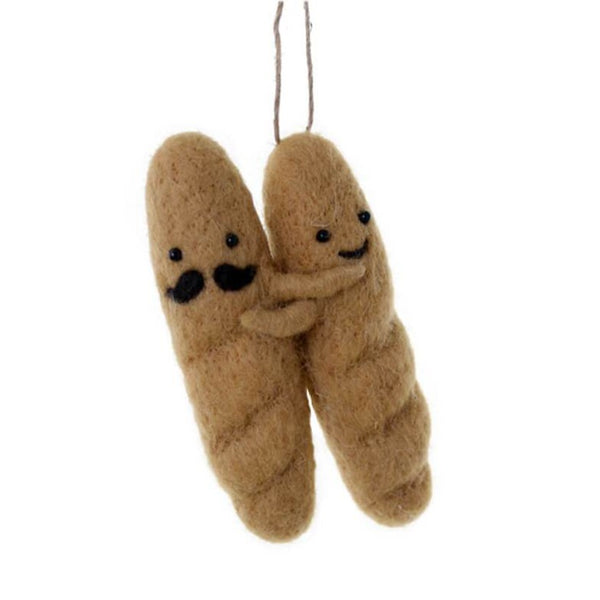Baguettes in Love Ornament