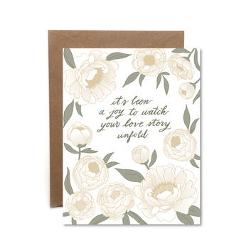 Love Story Unfold Card