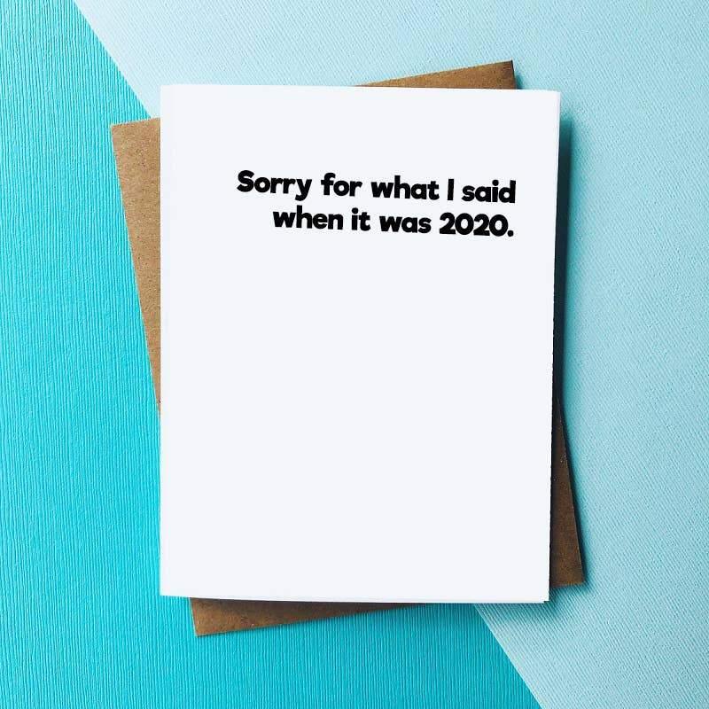 Sorry 2020 Card - DIGS