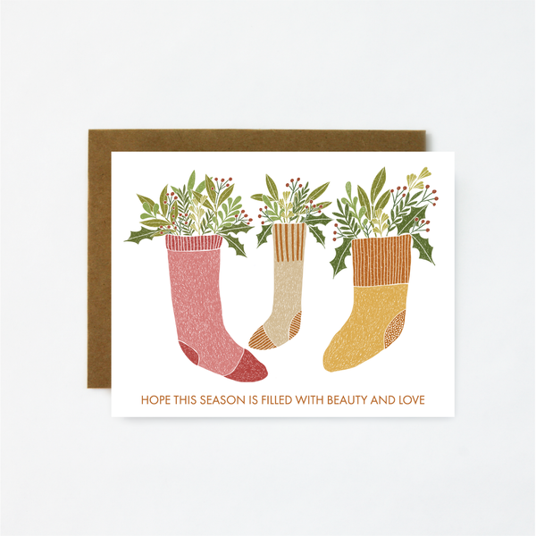 Love Filled Stockings Card