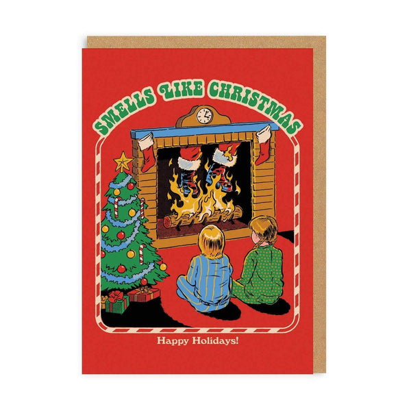 Smells Like Christmas Greeting Card - DIGS