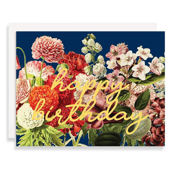 Supersized Floral Birthday Card - DIGS