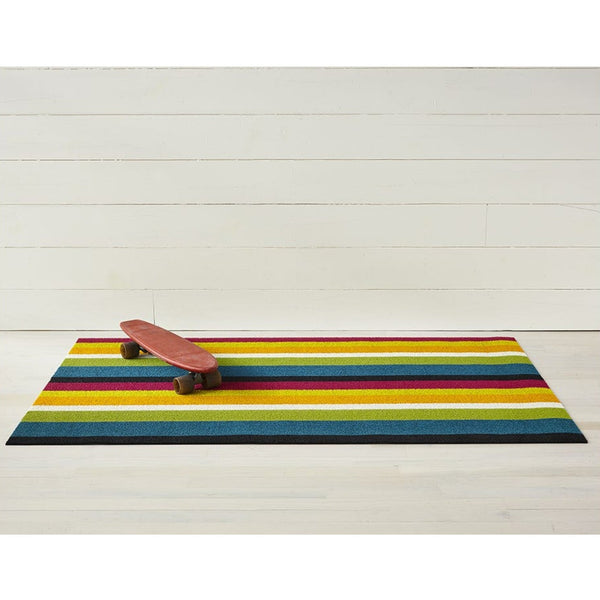 Chilewich Bold Stripe Floor Mat 36" x 60" - Bold Multi