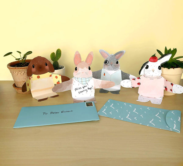 Snuggle Bunnies Stationary - DIGS