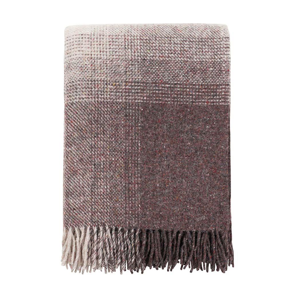 Burst Brown Wool Throw - DIGS