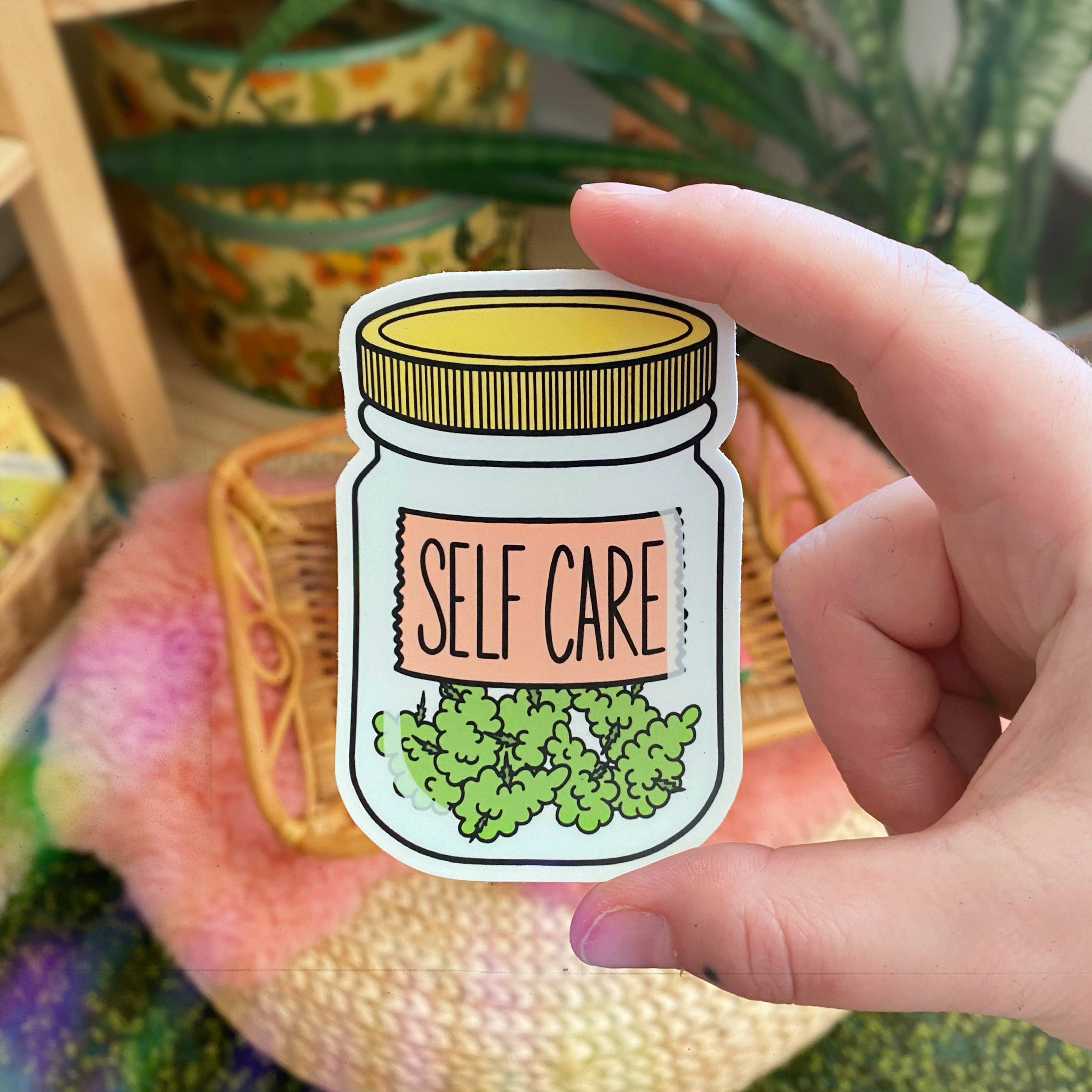 Sticker Self-Care Jar