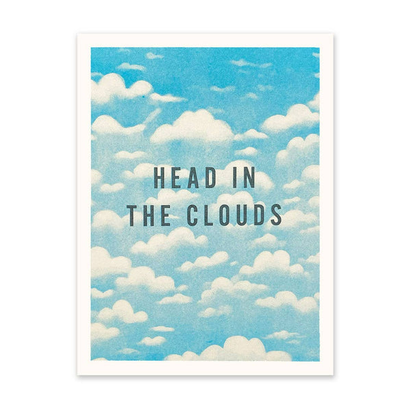 Head In The Clouds Art Print