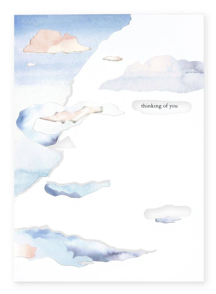 Clouds Thinking of You Card